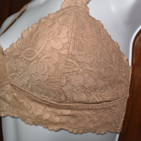 Free People Nude Lace Bra Size Small - Picture 8 of 14